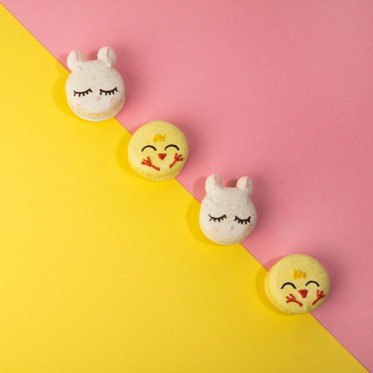 Chicks & Bunny Macarons