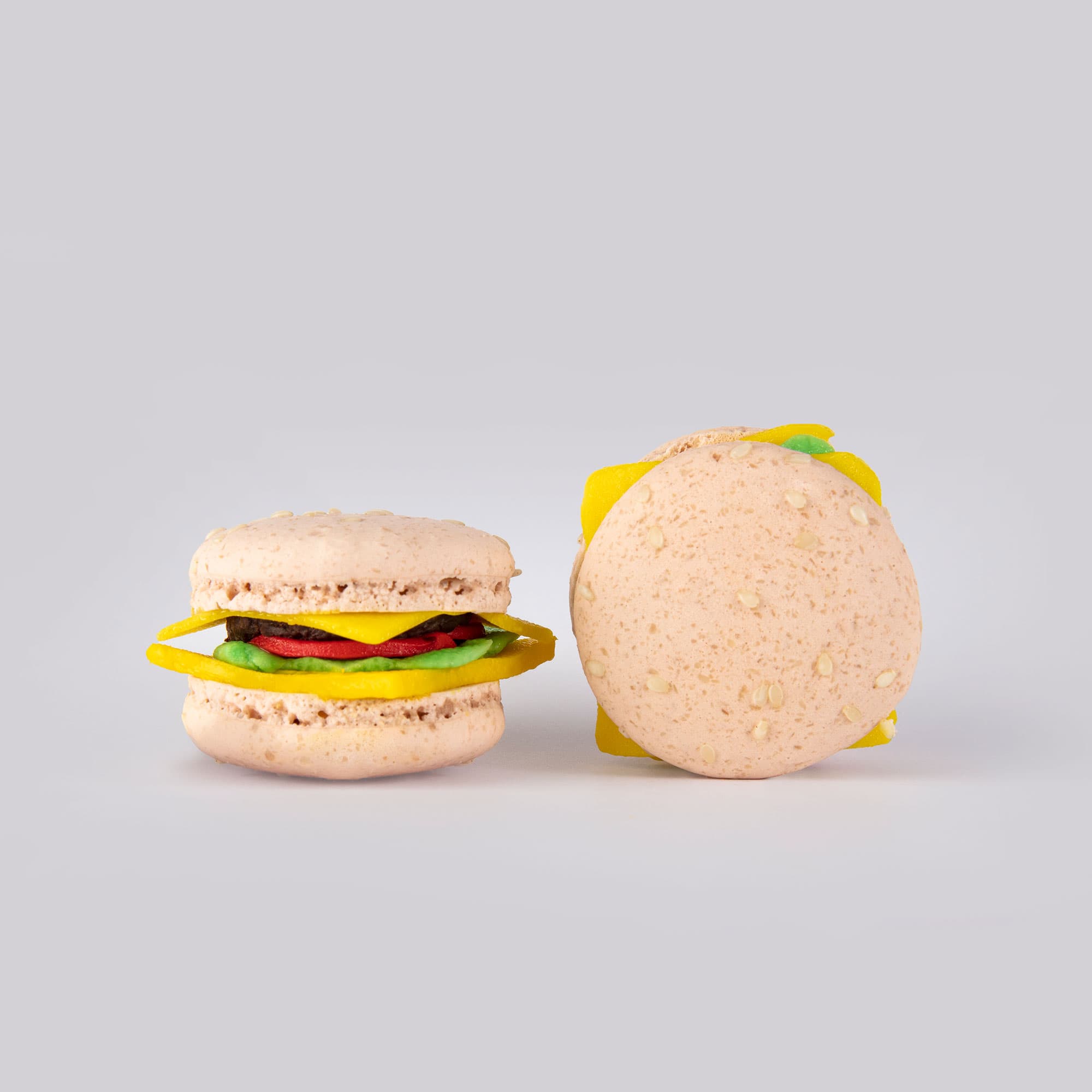 Burger Macarons