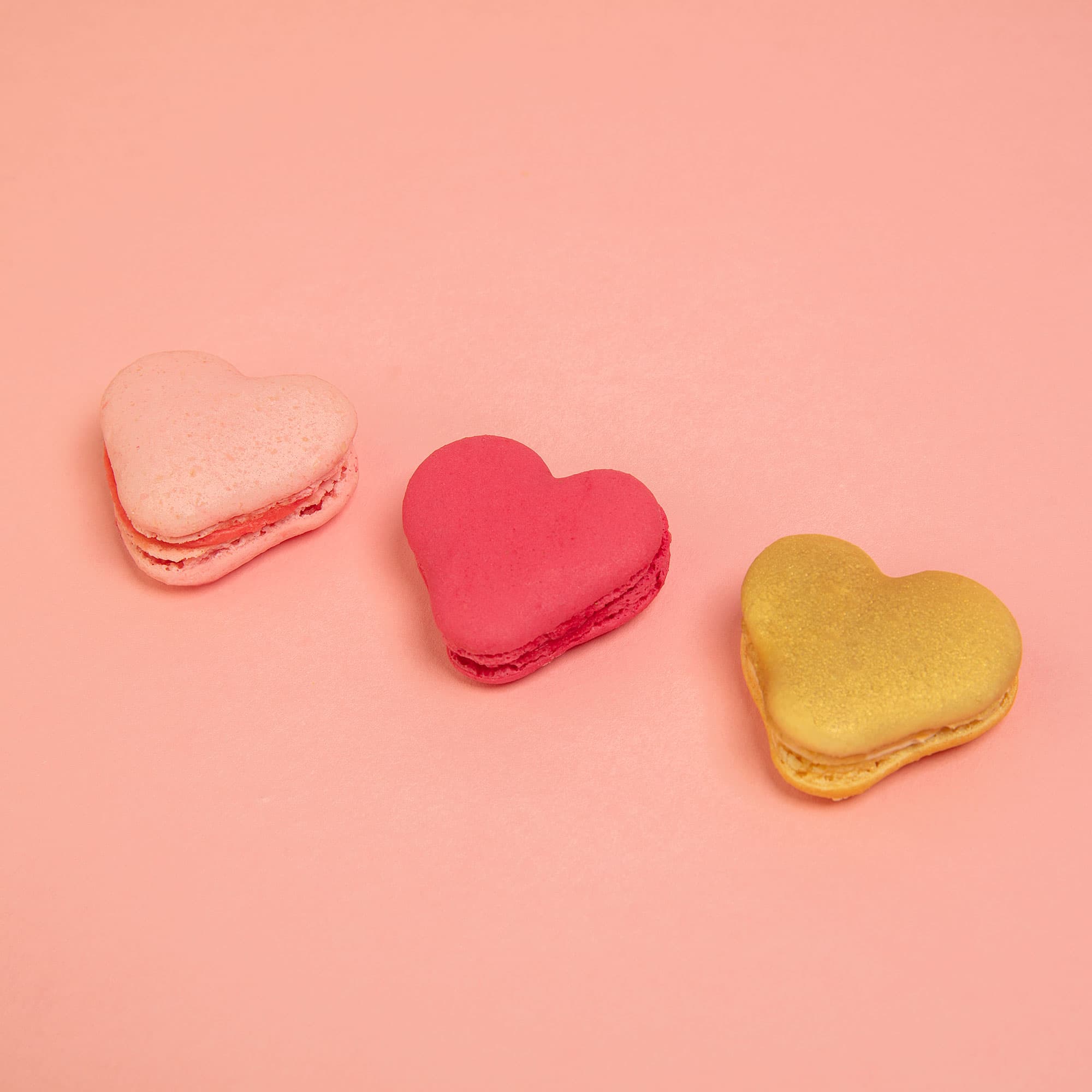 Heart Macarons