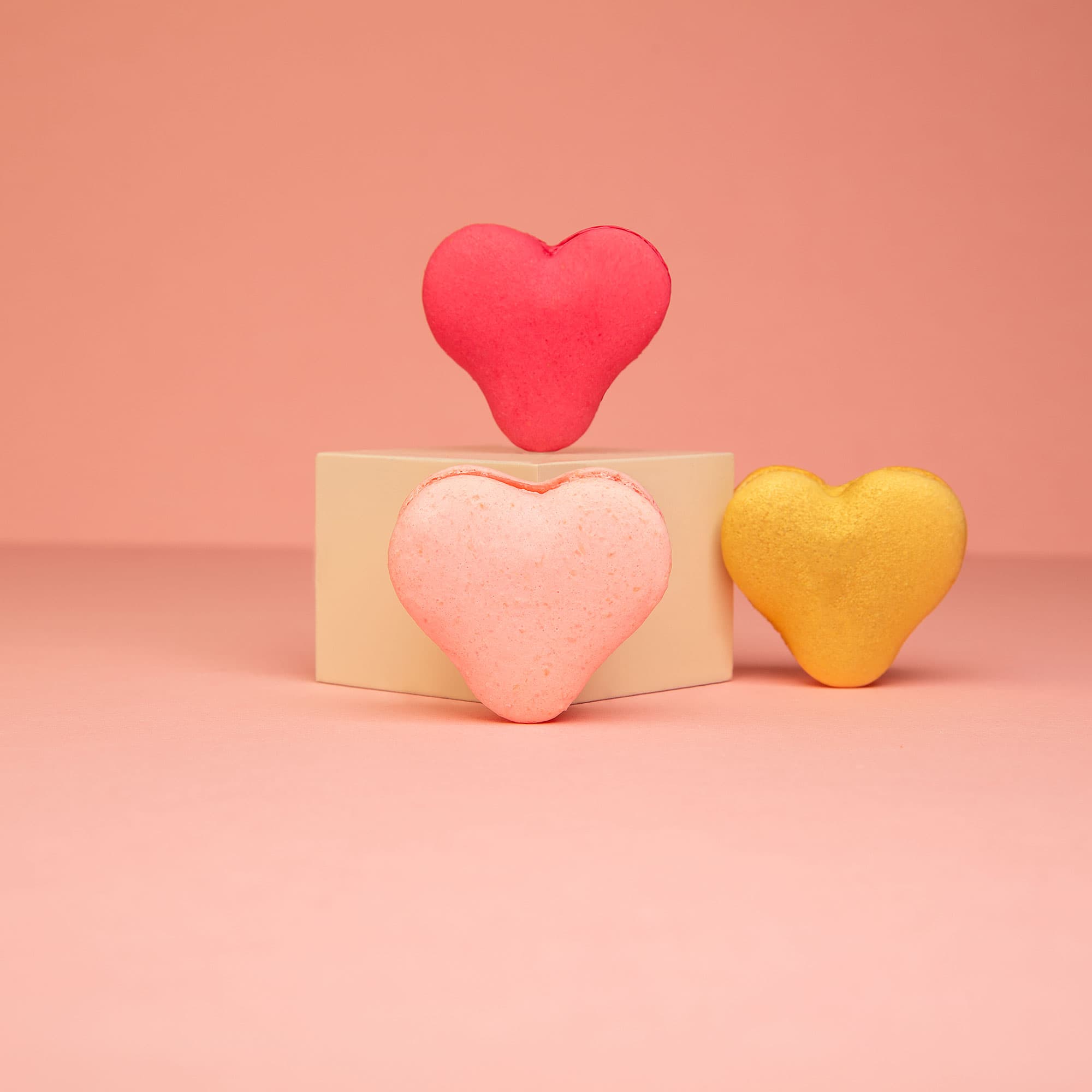 Heart Macarons