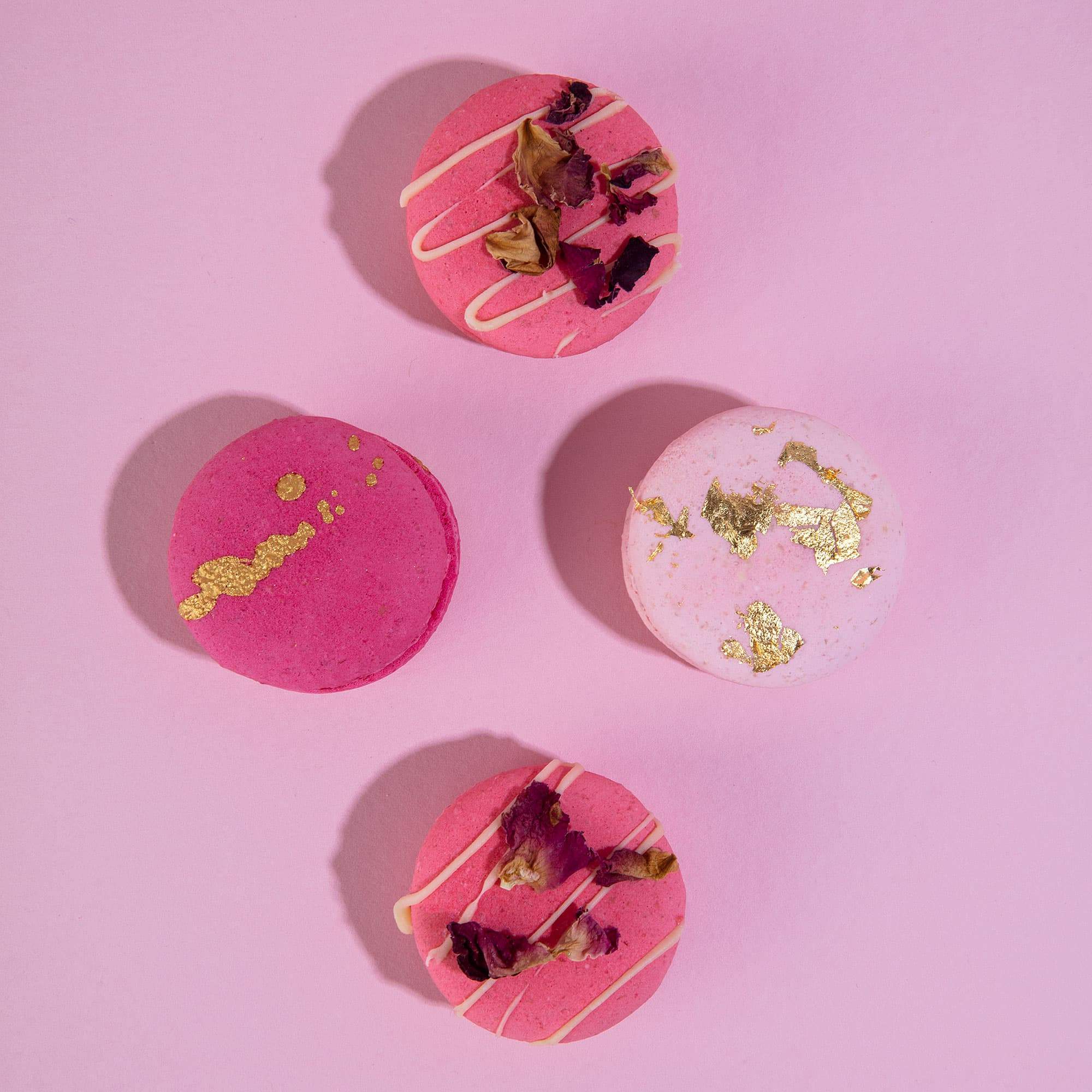 Mother's Day Luxury Gold & Rose Macarons Collection