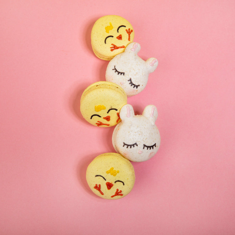 Chicks & Bunny Macarons