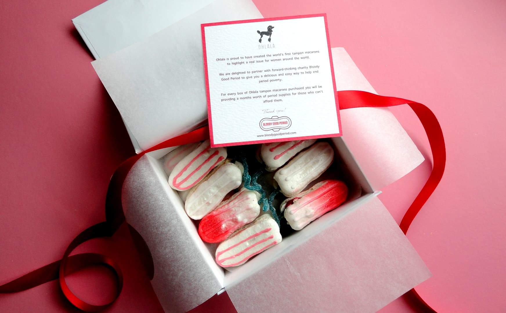 Bloody Good Period Tampon Macarons