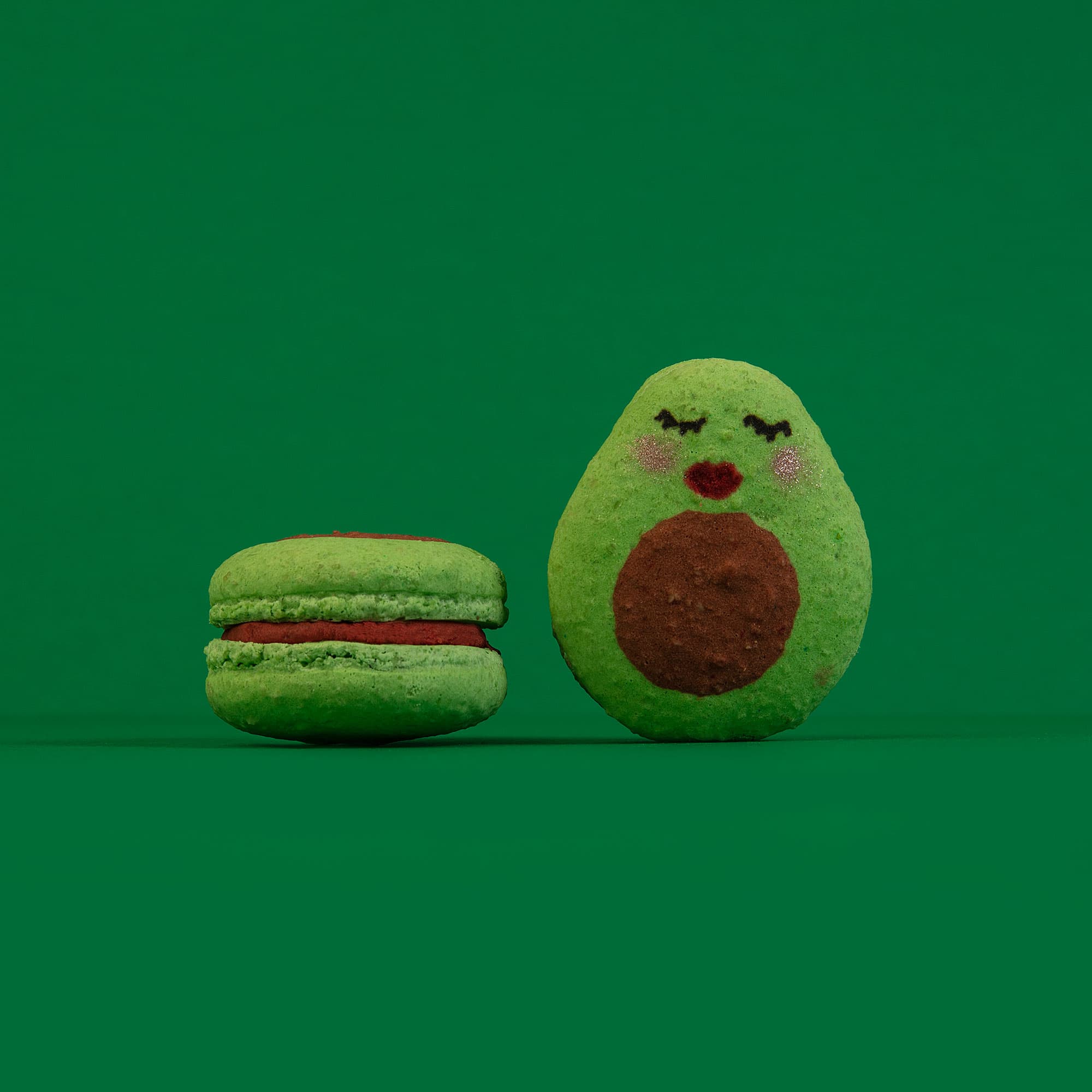 Vegan Avocado Macarons