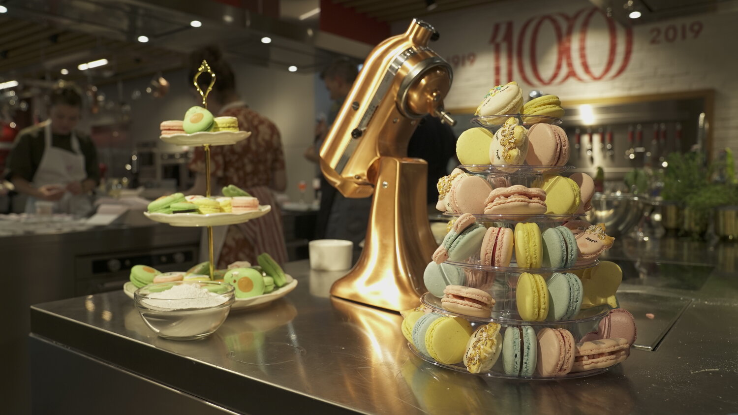 Celebrating Ohlala's macaron magic in one of the most inspiring kitchens in London!