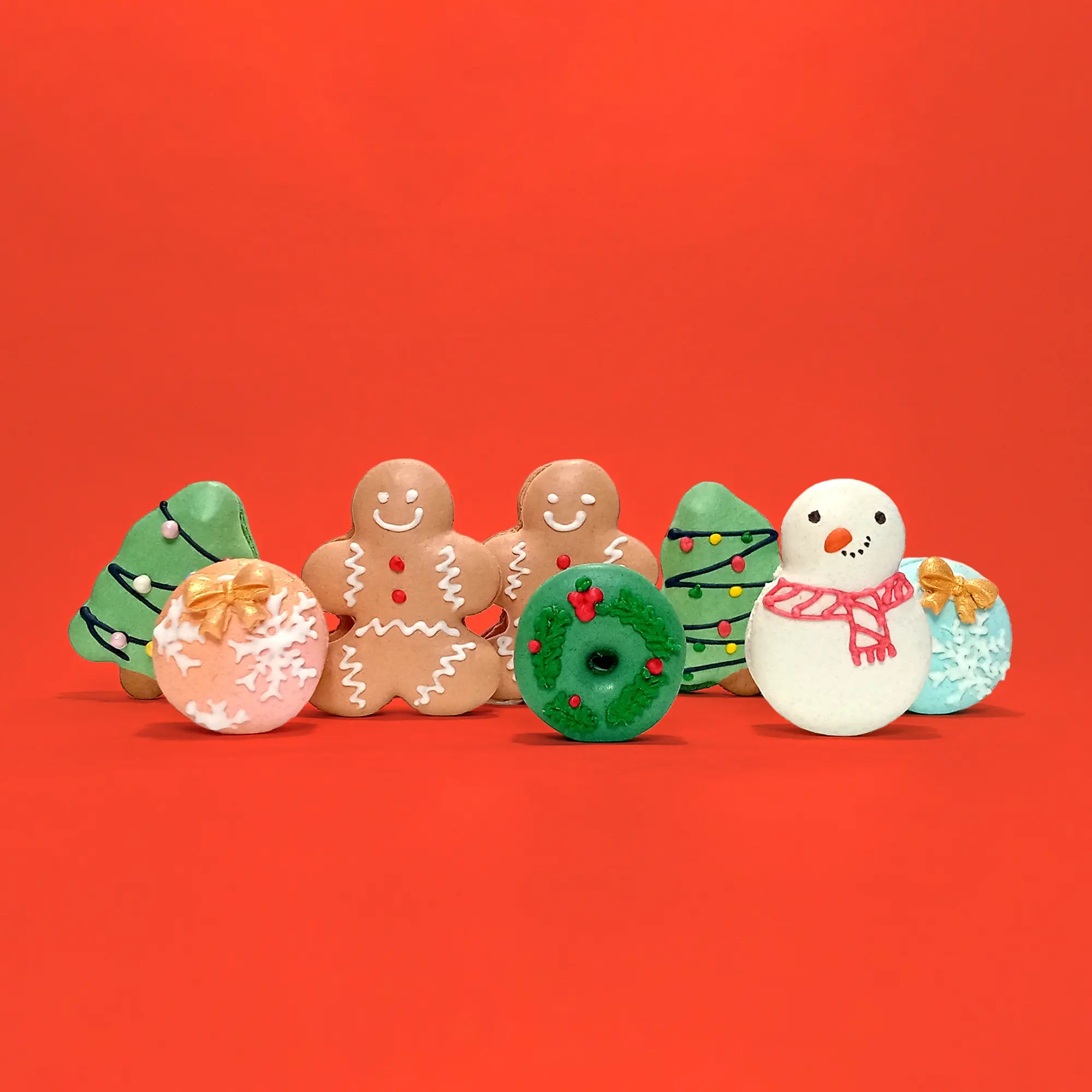 Christmas Macaron Box Assortment