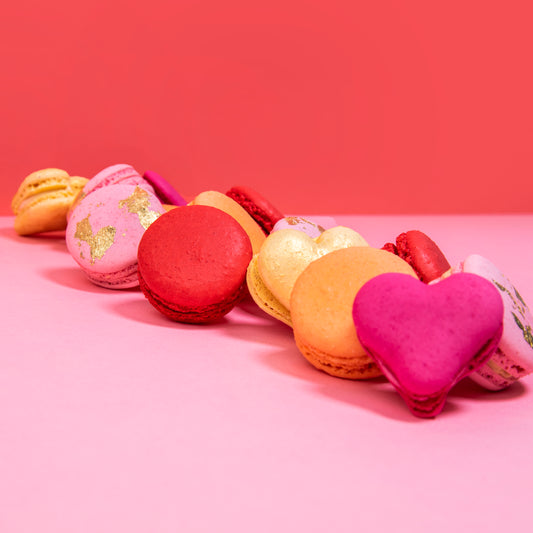 Limited Edition Rhubarb Gin and Macarons Cocktail Box