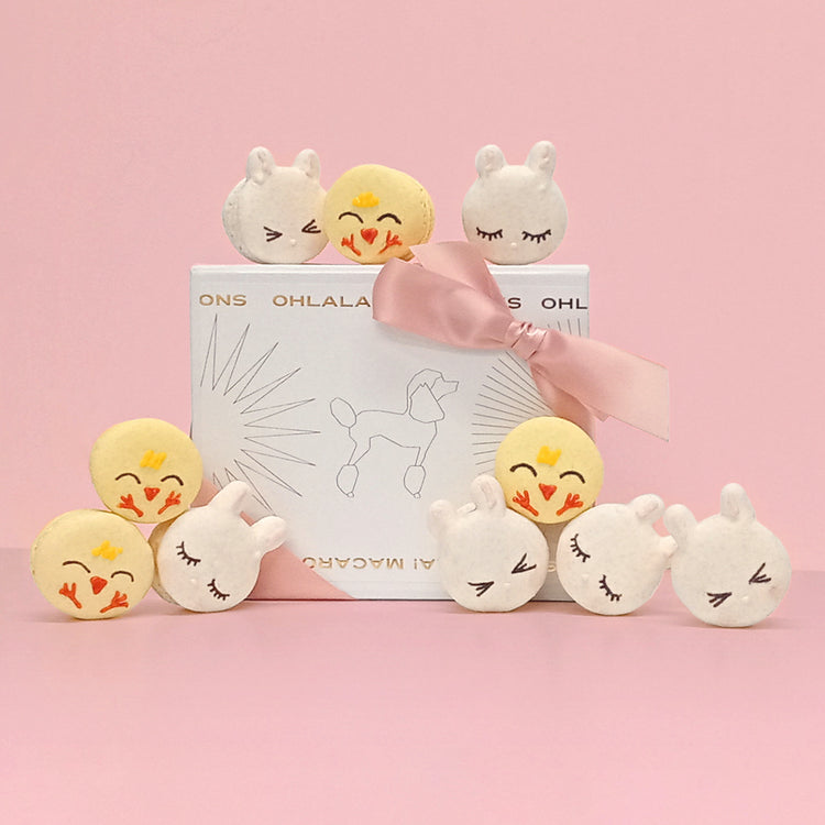 Chicks & Bunny Macarons